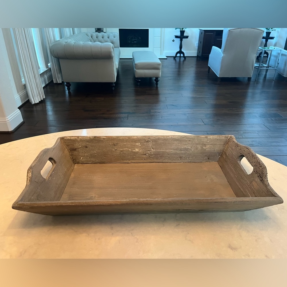 Reclaimed Wood Tray Purchased from Magnolia Market, Waco, Texas